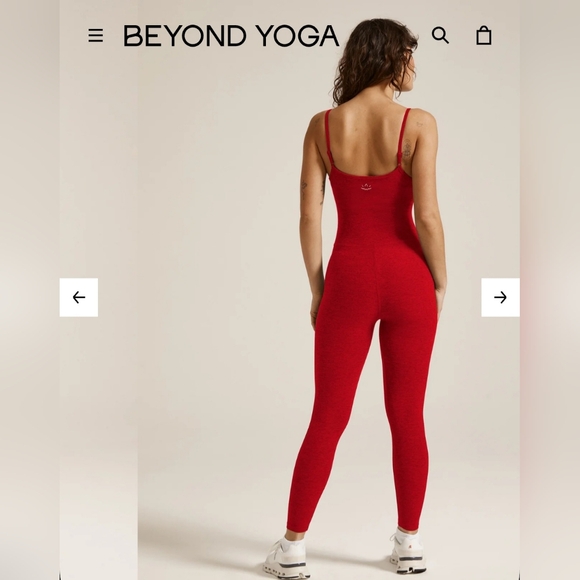 Beyond Yoga Red Spacedye Jumpsuit - Picture 1 of 7